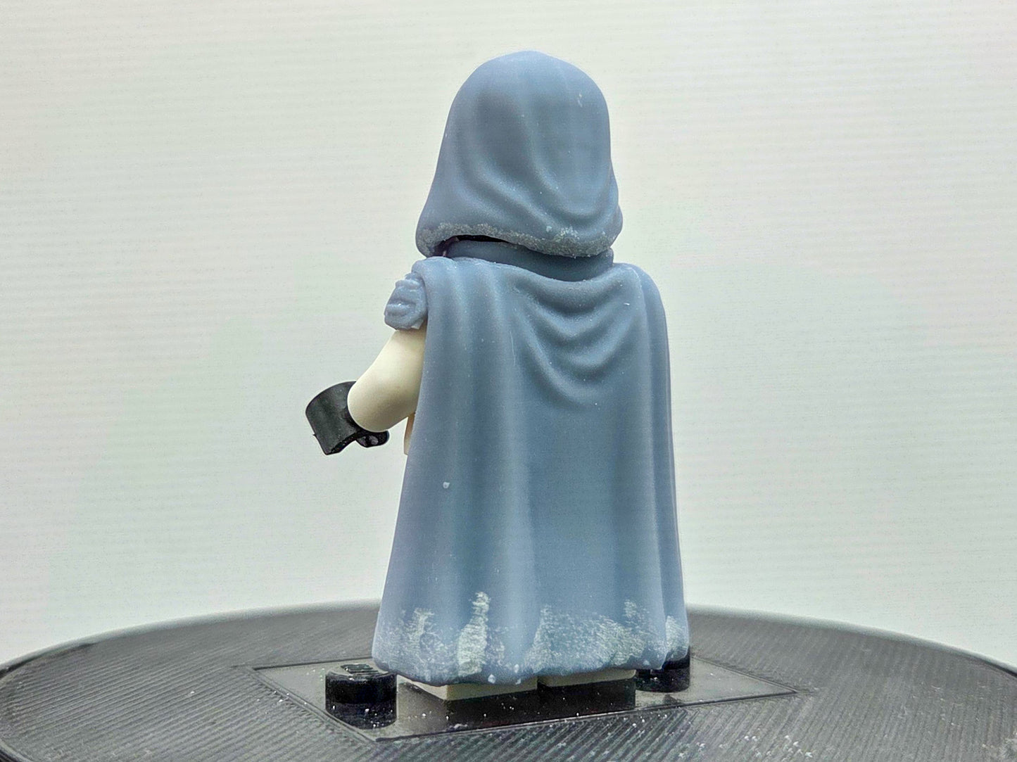 Custom 3D printed girl with hood super hero!