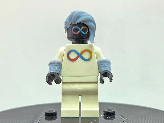 Custom 3D printed female red ring wearer!