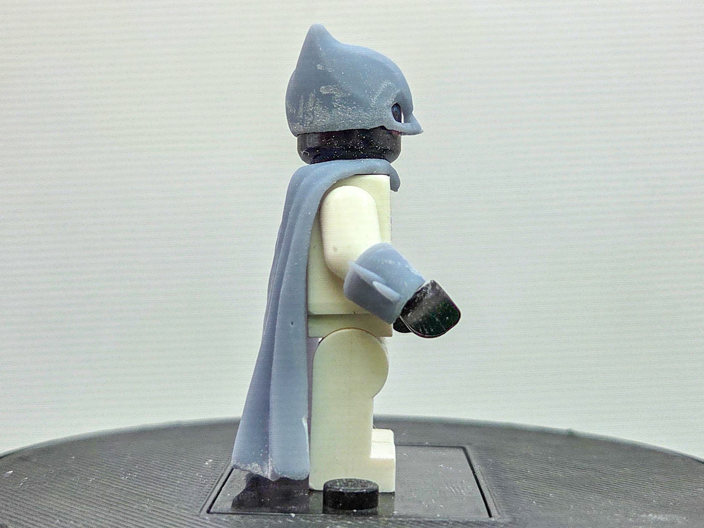 Custom 3D printed horned hero with cape v2