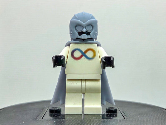 Custom 3D printed bird like super hero with capes