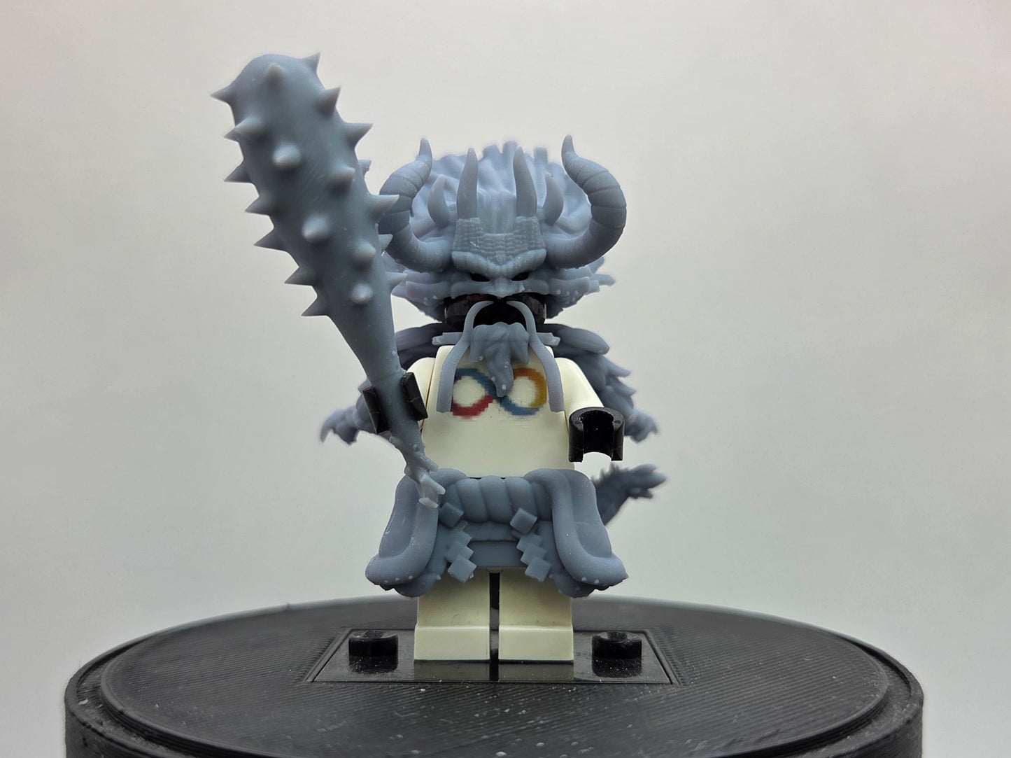 Custom 3D printed hybrid dragon pirate form!