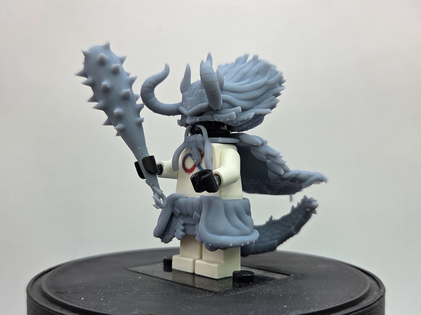 Custom 3D printed hybrid dragon pirate form!