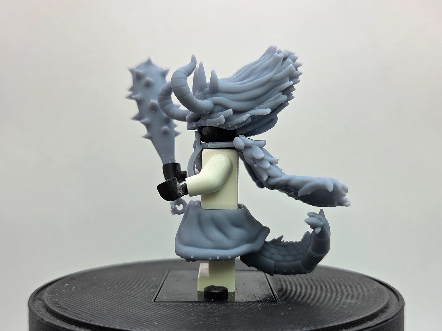 Custom 3D printed hybrid dragon pirate form!