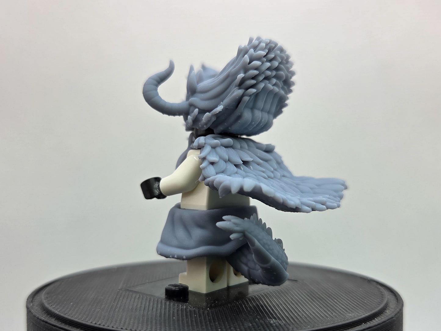 Custom 3D printed hybrid dragon pirate form!