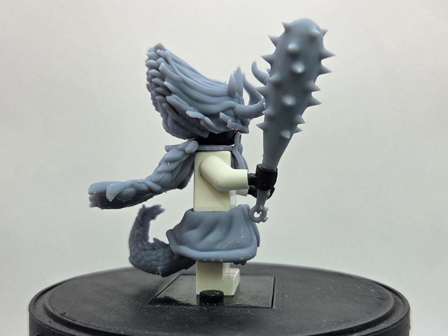 Custom 3D printed hybrid dragon pirate form!