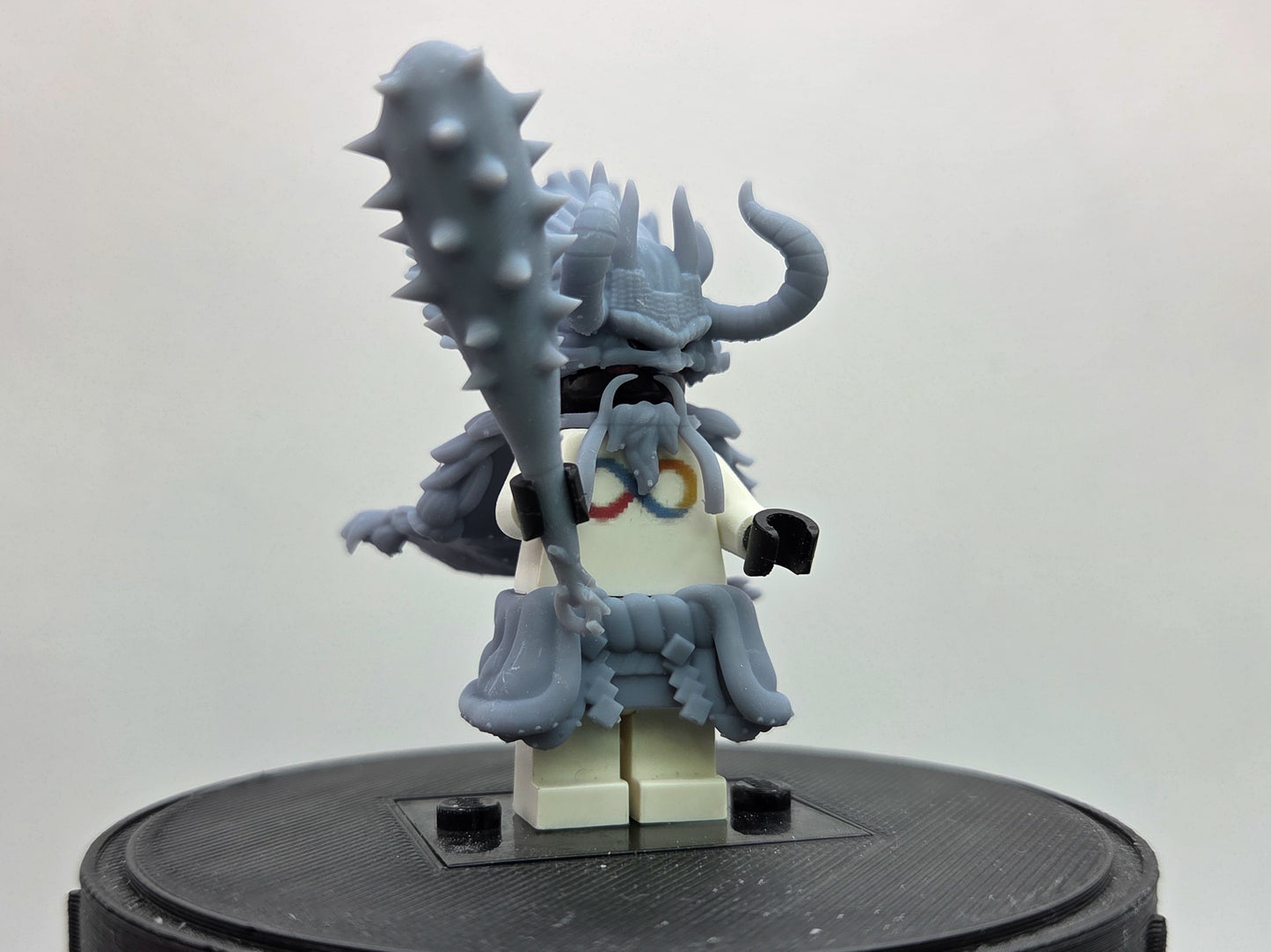 Custom 3D printed hybrid dragon pirate form!