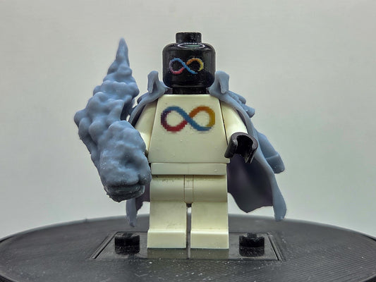 Custom 3D printed magma pirate fighter!