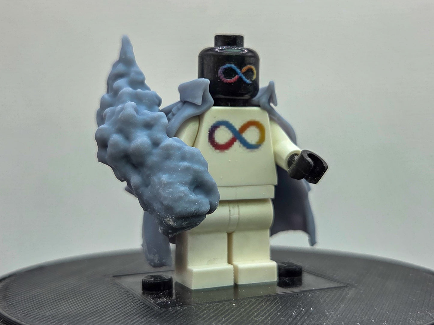 Custom 3D printed magma pirate fighter!