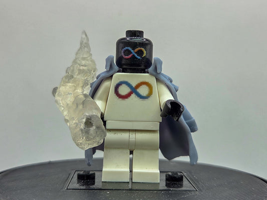 Custom 3D printed magma pirate fighter with clear part!