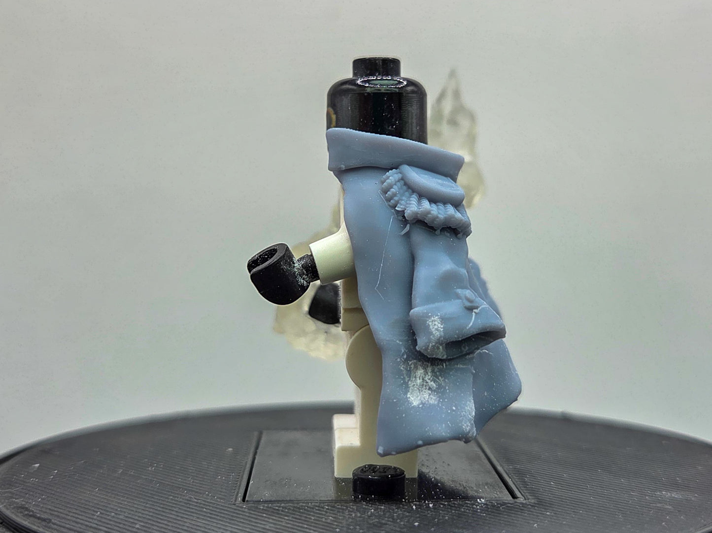 Custom 3D printed magma pirate fighter with clear part!