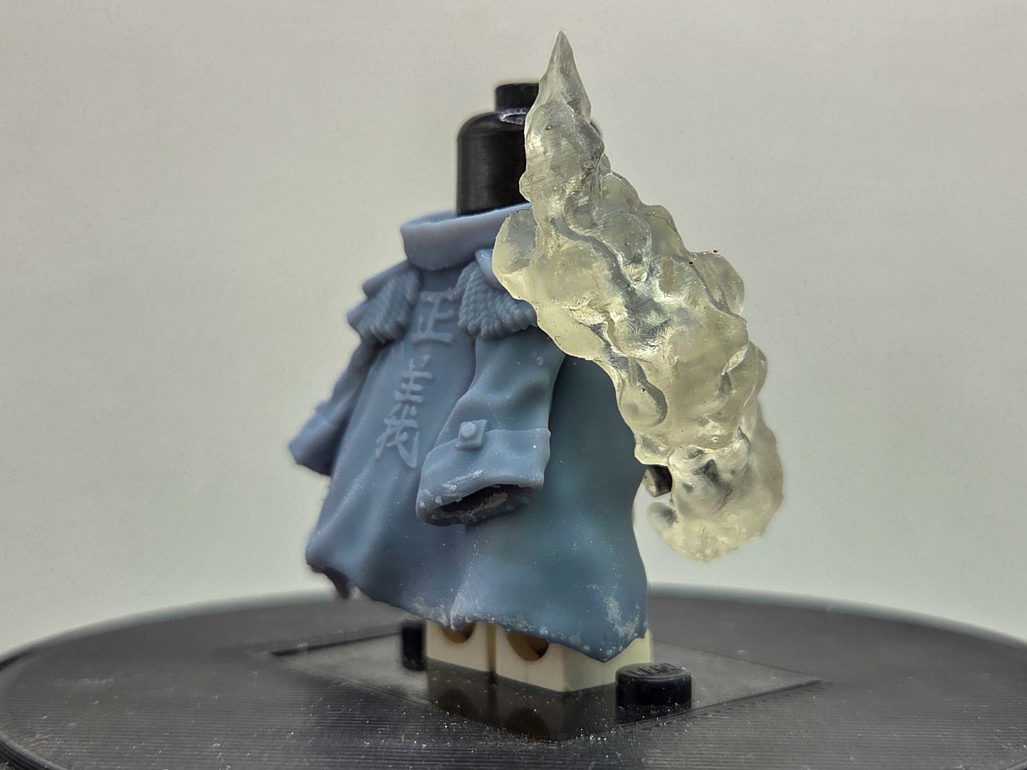 Custom 3D printed magma pirate fighter with clear part!