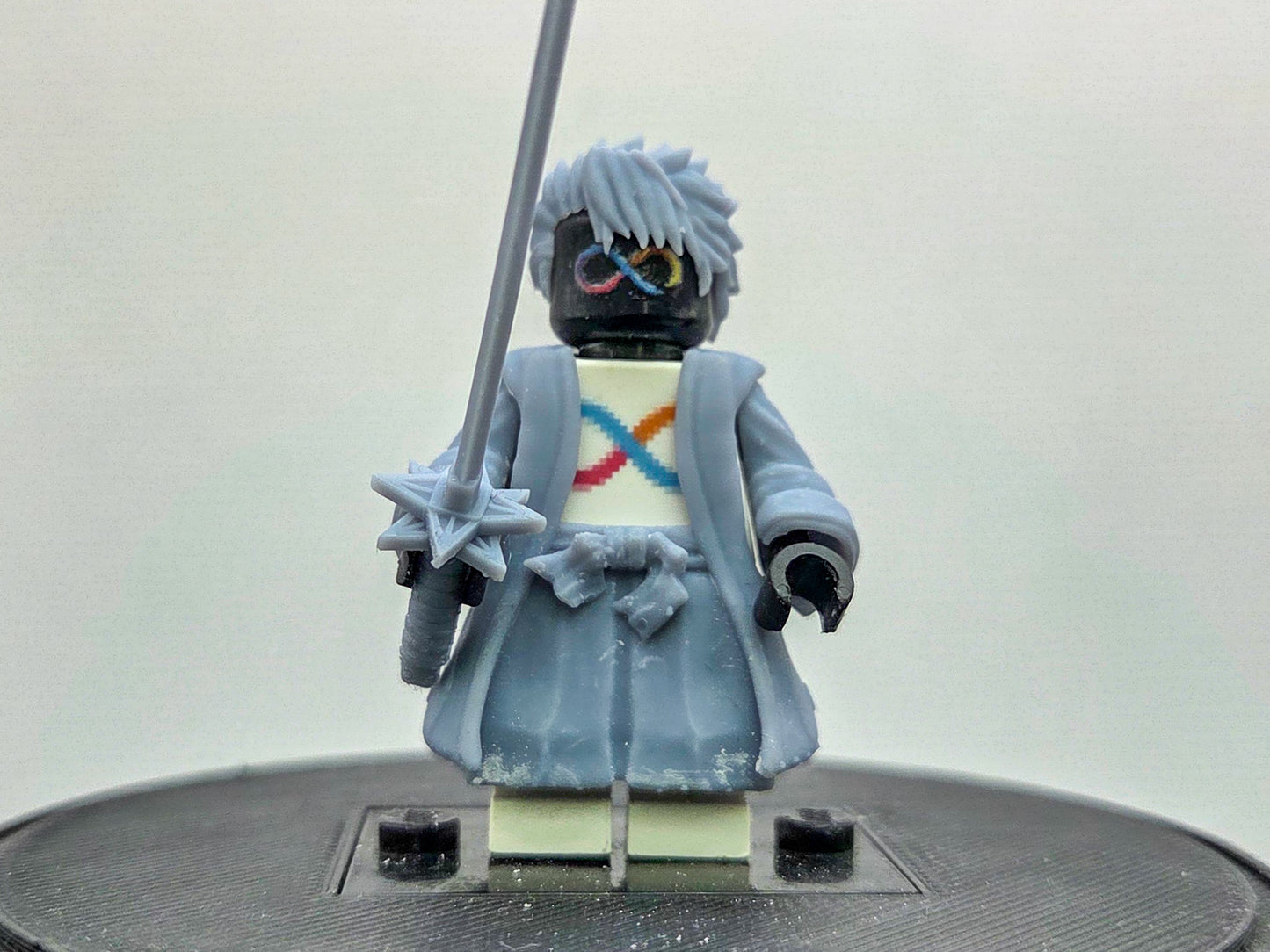 Custom 3D printed ice soul fighter in normal form!
