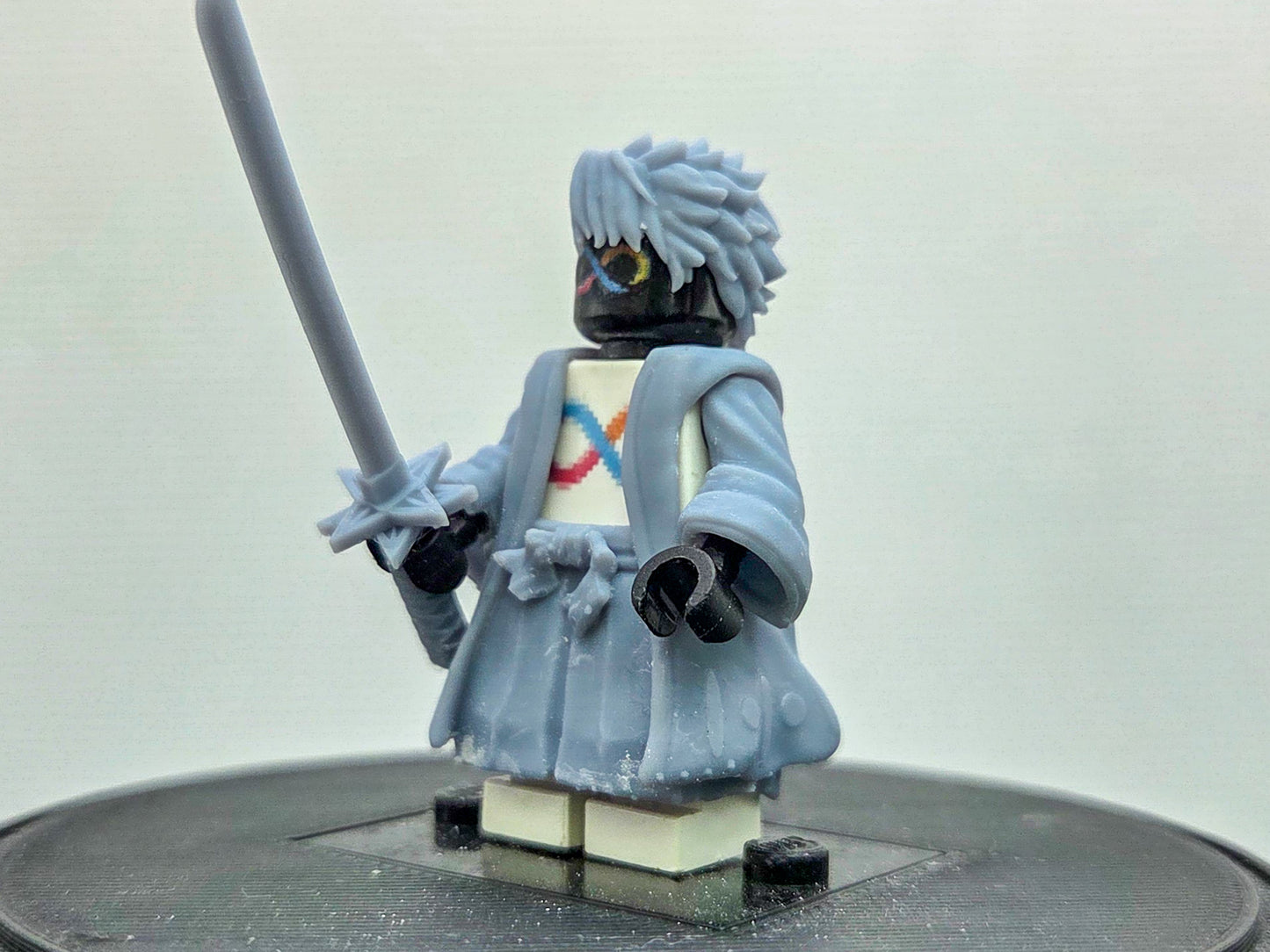 Custom 3D printed ice soul fighter in normal form!