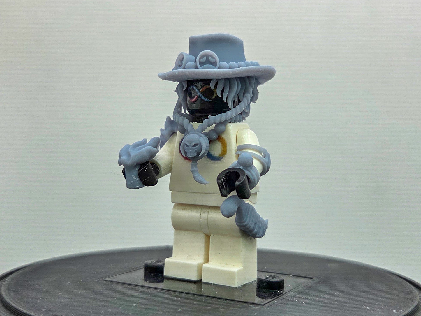 Custom 3D printed flaming pirate!
