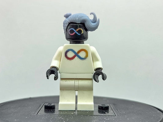 Custom 3D printed anime short hair 3