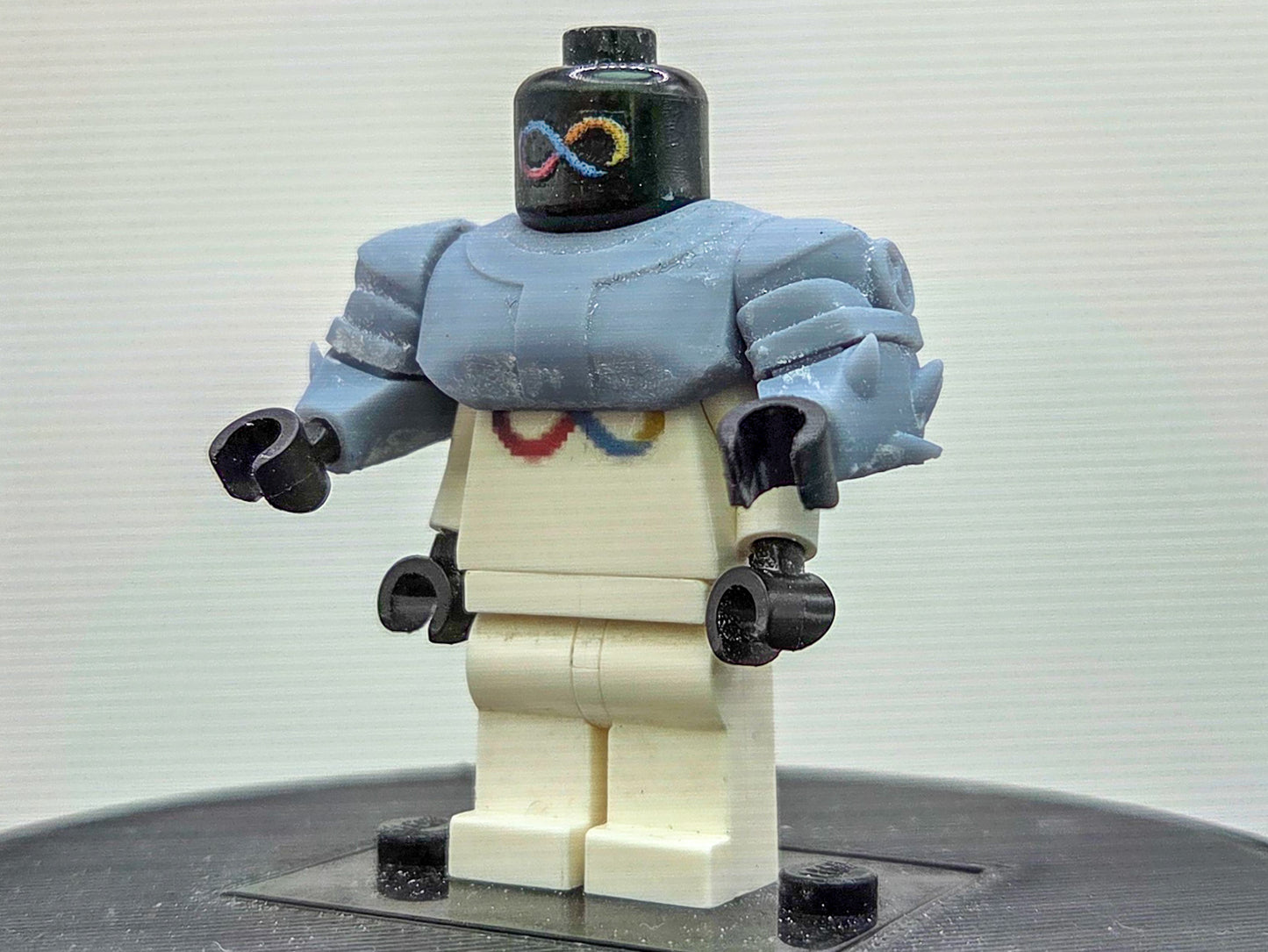 Custom 3D printed alien watch switcher guy with multiple arms!