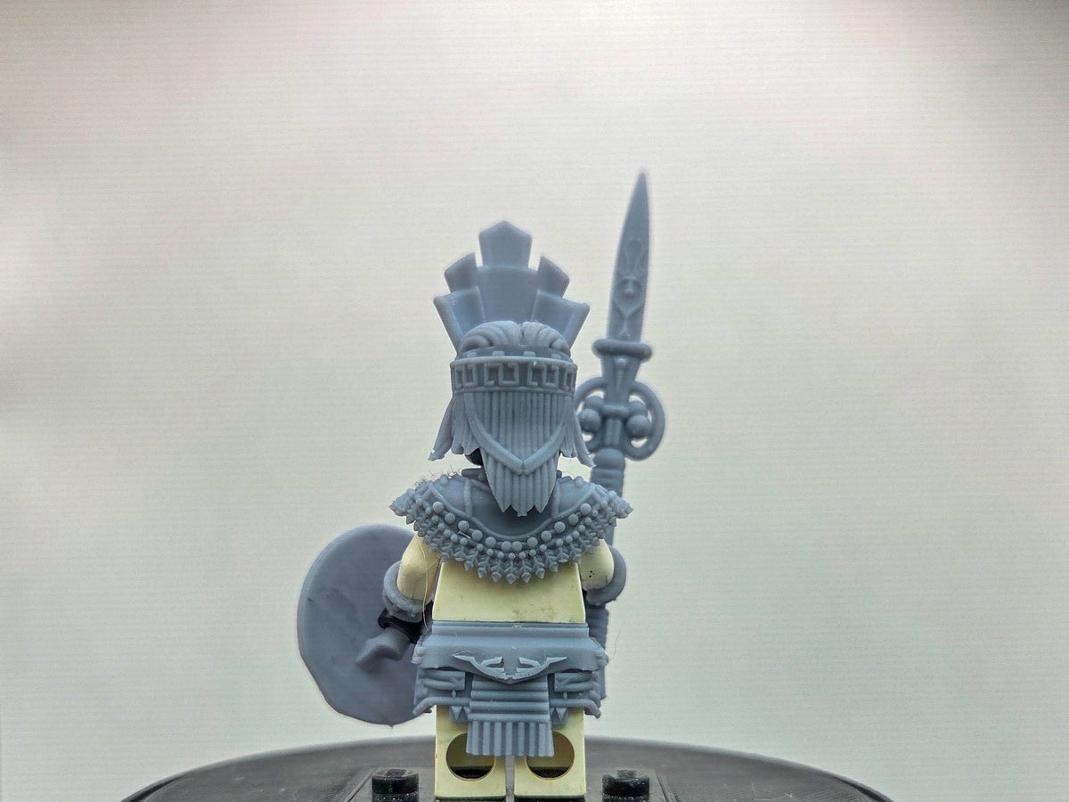 Custom 3D printed aztec warrior armor!