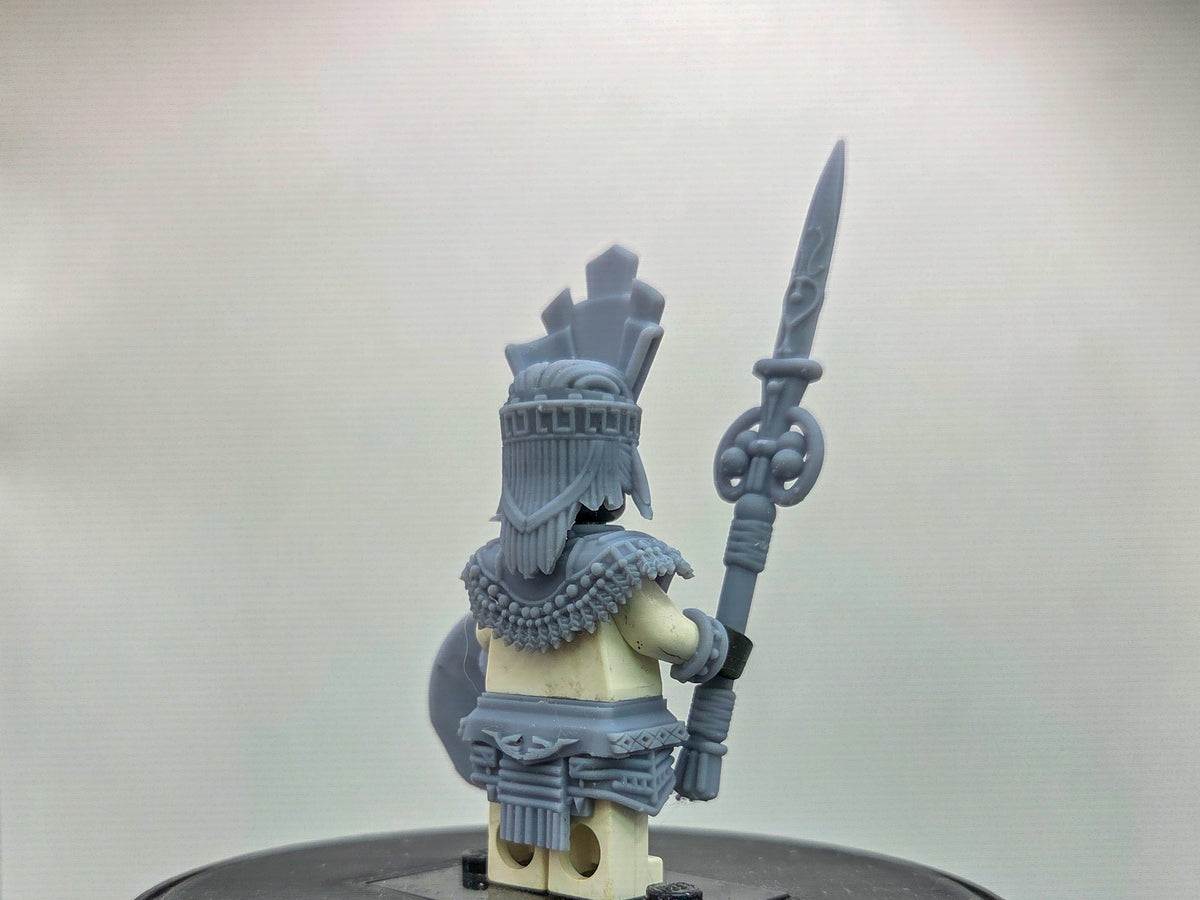 Custom 3D printed aztec warrior armor!