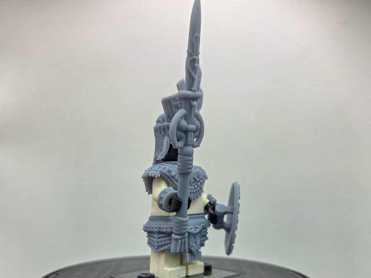 Custom 3D printed aztec warrior armor!