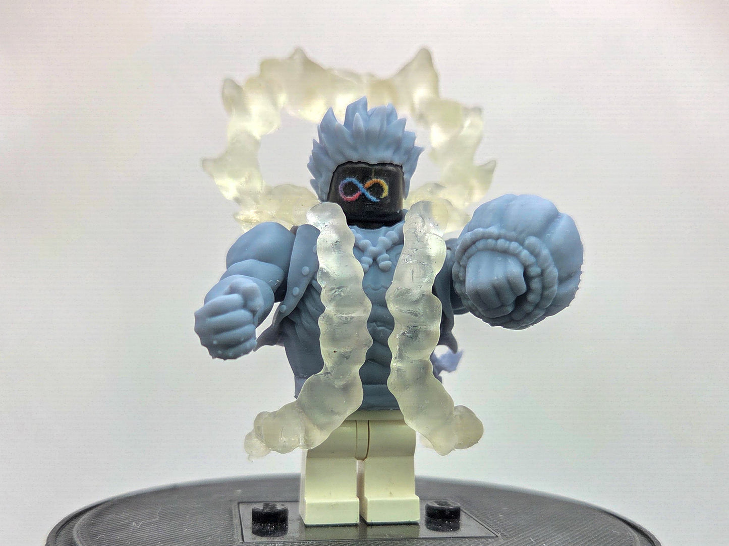 Custom 3D printed pirate buffed balloon body v2 with clear piece!