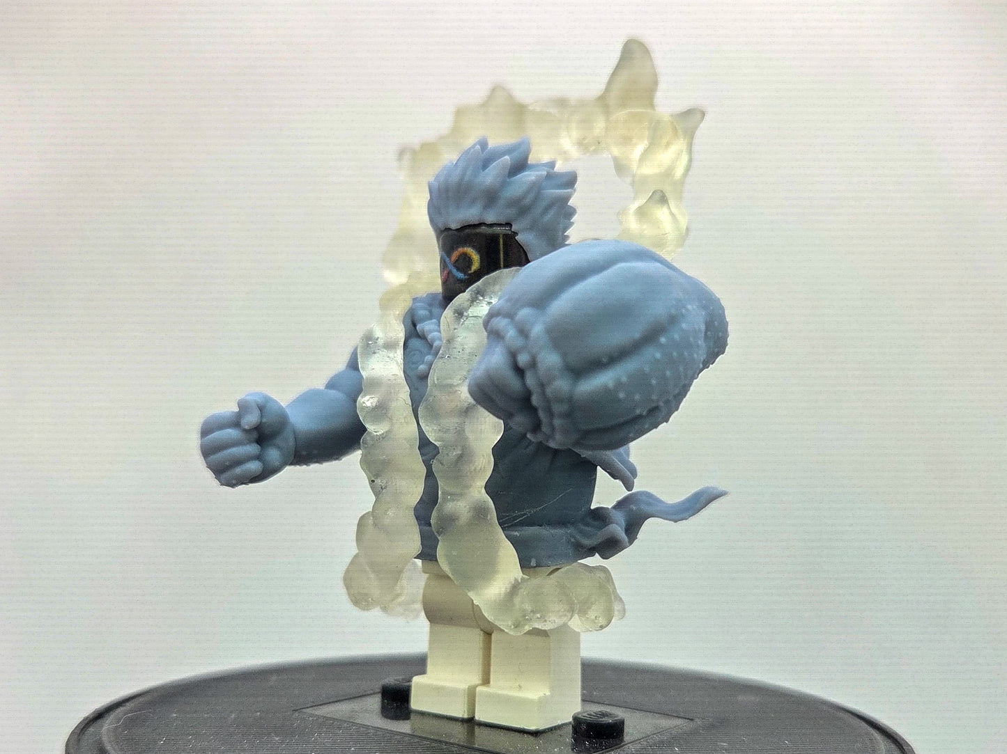 Custom 3D printed pirate buffed balloon body v2 with clear piece!