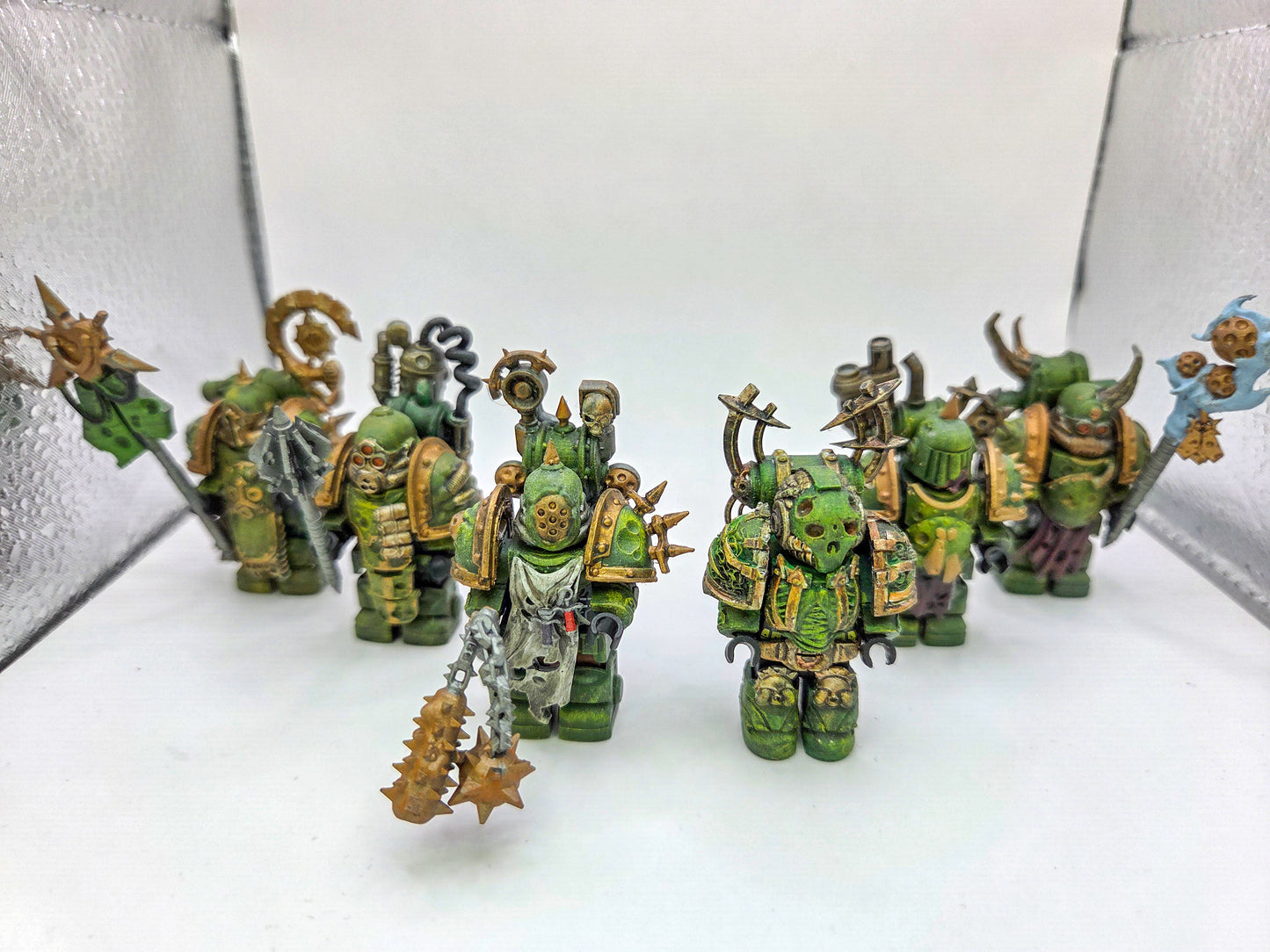 Custom 3D printed painted disease spreading galactic marine pack!