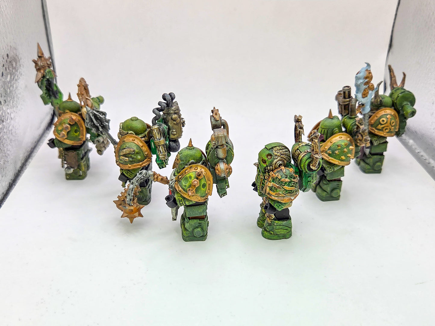 Custom 3D printed painted disease spreading galactic marine pack!