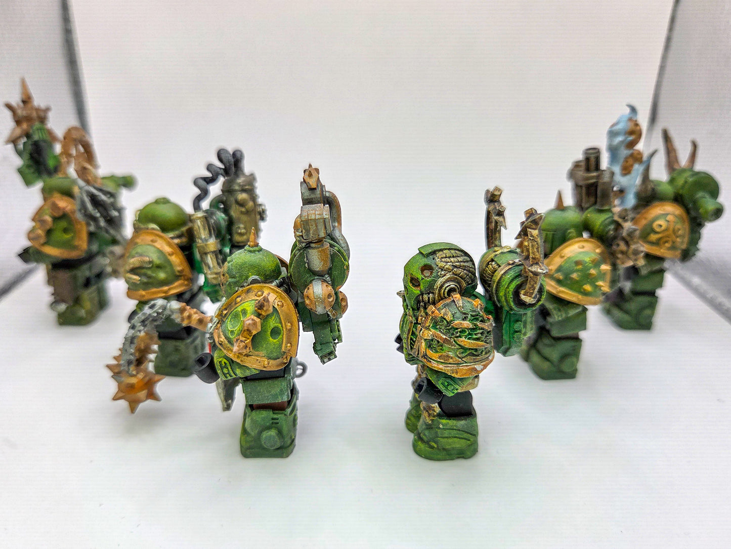 Custom 3D printed painted disease spreading galactic marine pack!