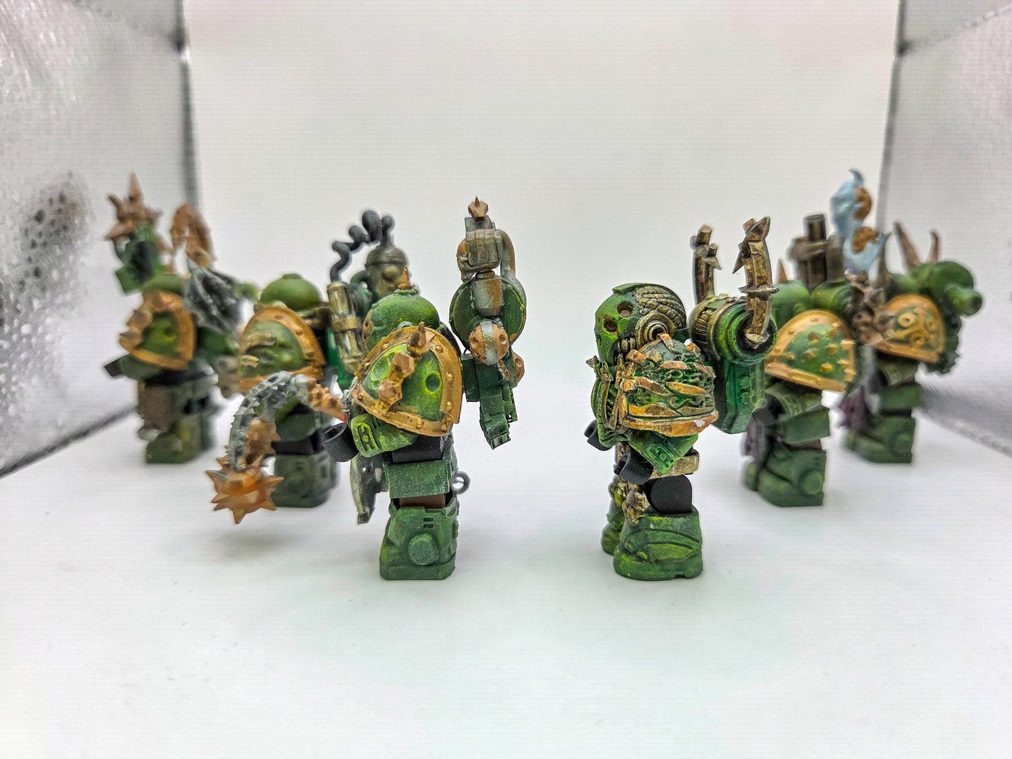 Custom 3D printed painted disease spreading galactic marine pack!