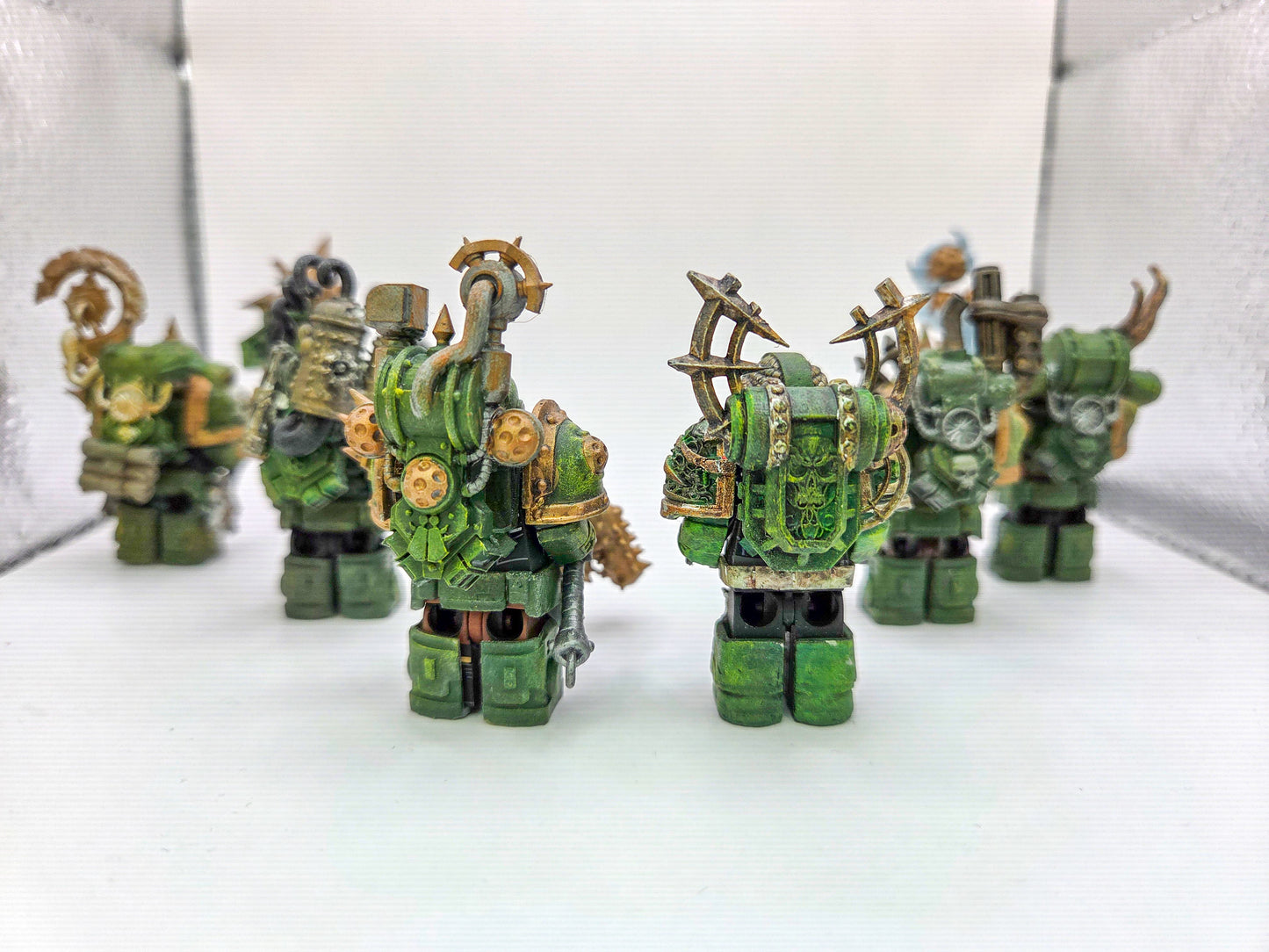 Custom 3D printed painted disease spreading galactic marine pack!