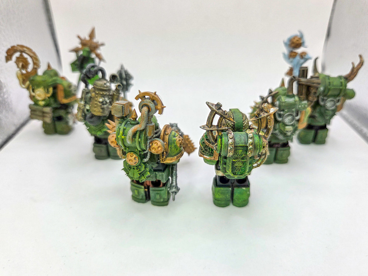 Custom 3D printed painted disease spreading galactic marine pack!