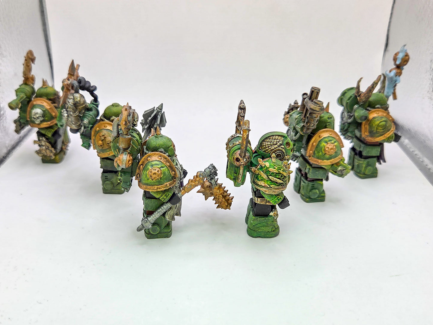 Custom 3D printed painted disease spreading galactic marine pack!