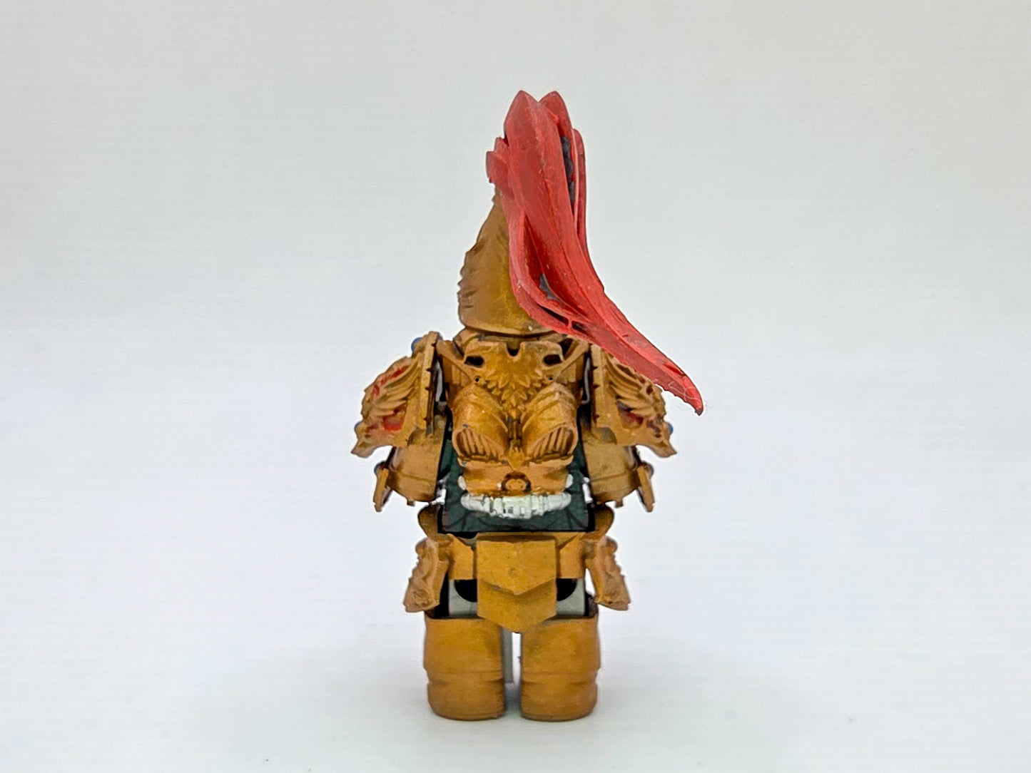 Custom 3D printed space warrior defending the king painted!