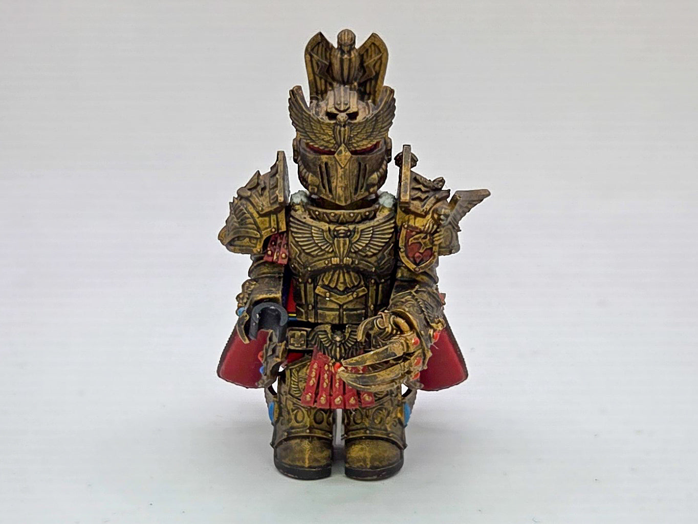 Custom 3D printed and painted king galactic marine king!