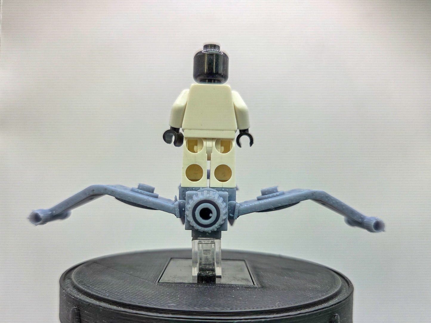 Custom 3D printed villain flying board with face