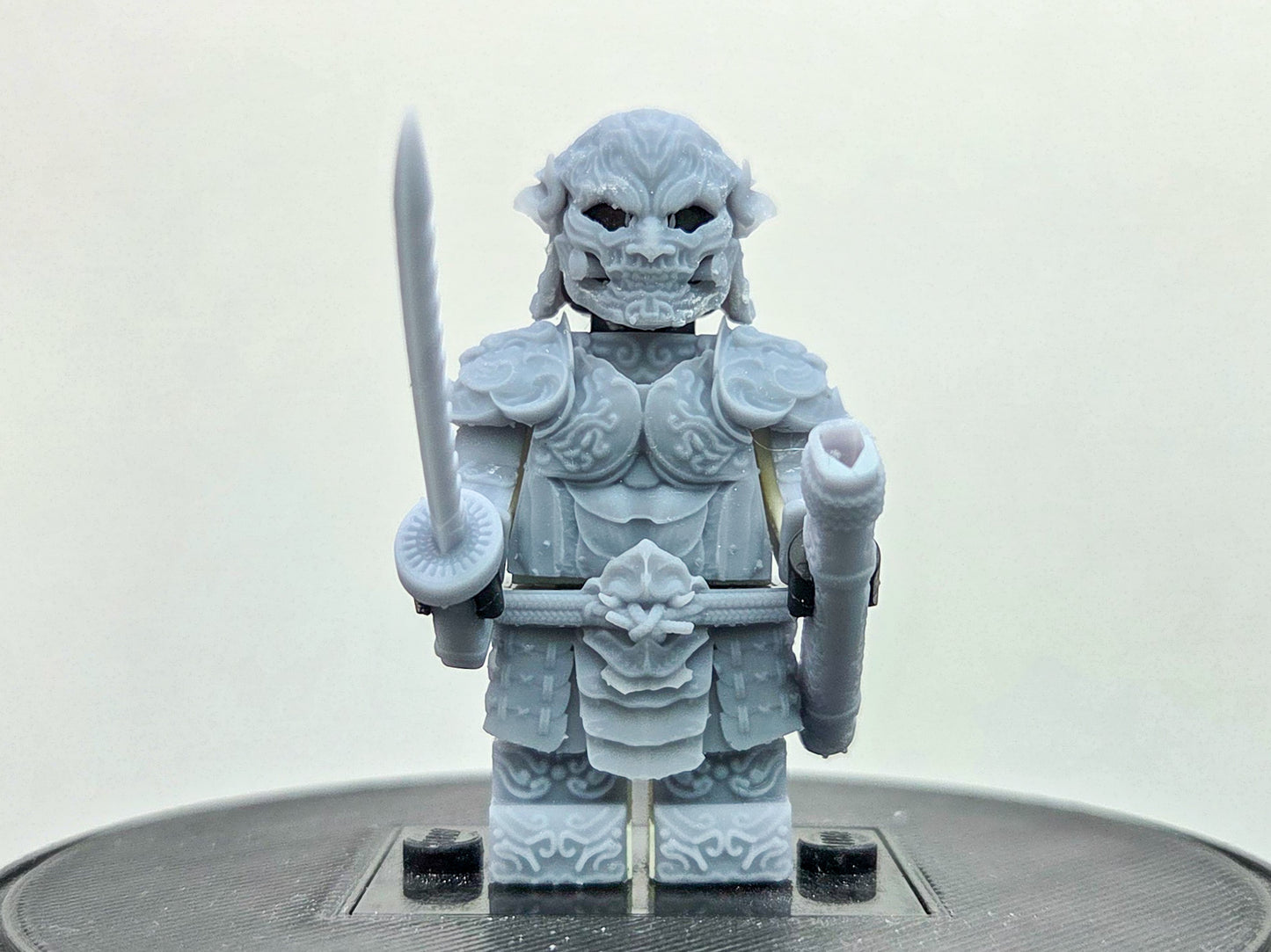 Custom 3D printed samurai fihgter with a lot of details!