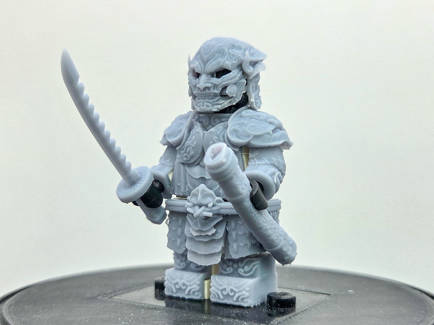 Custom 3D printed samurai fihgter with a lot of details!