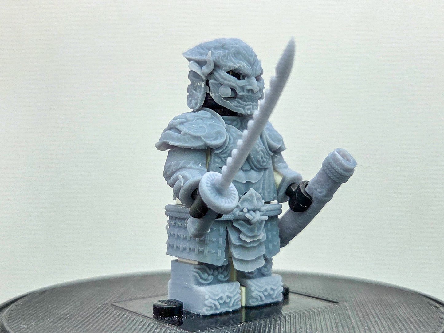 Custom 3D printed samurai fihgter with a lot of details!
