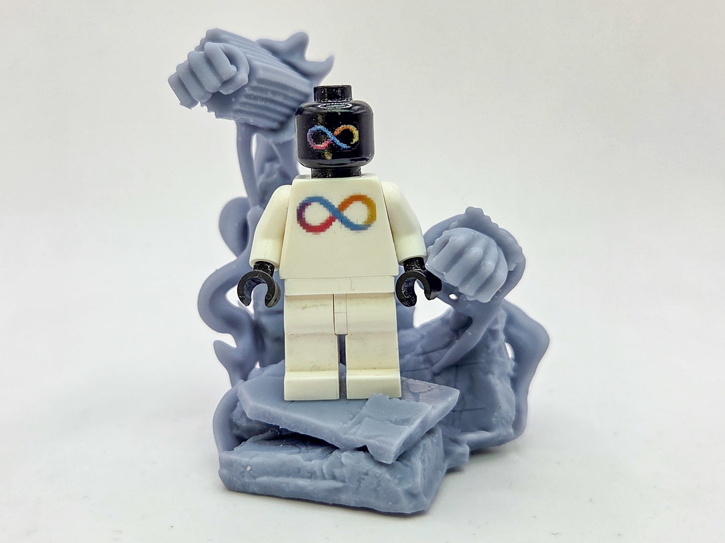 Custom 3D printed pirated with mochi powers base!