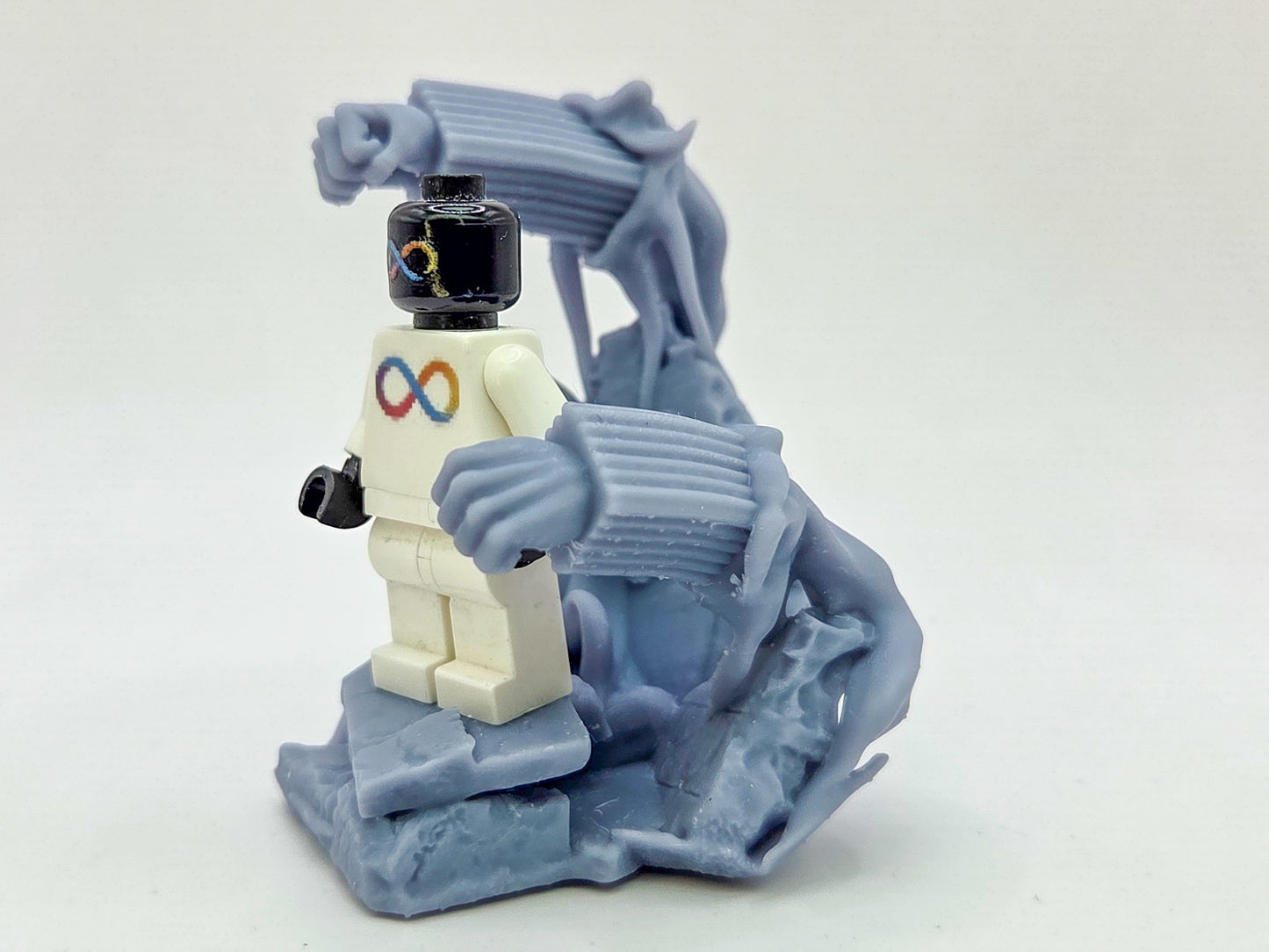 Custom 3D printed pirated with mochi powers base!