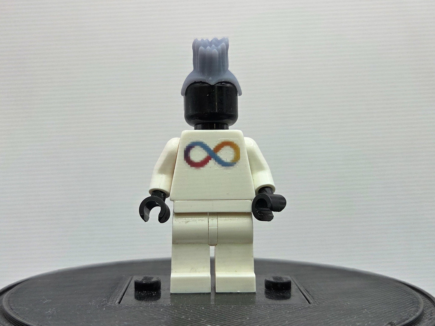 Custom 3D printed mohawk intergalactic hero!