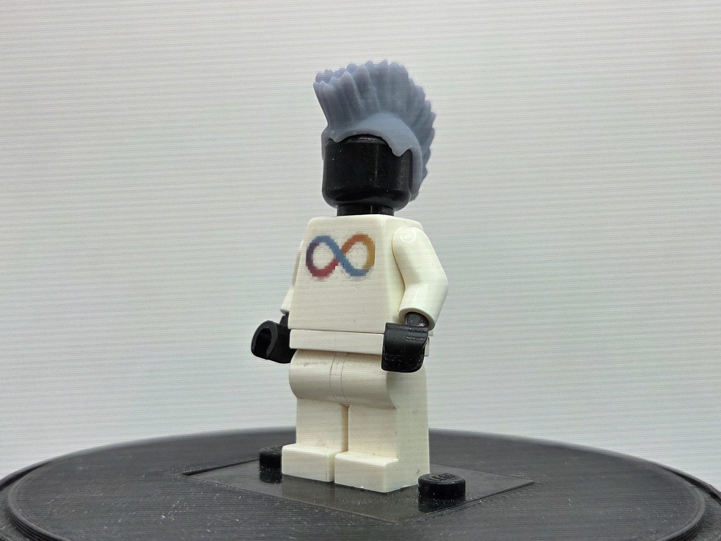 Custom 3D printed mohawk intergalactic hero!