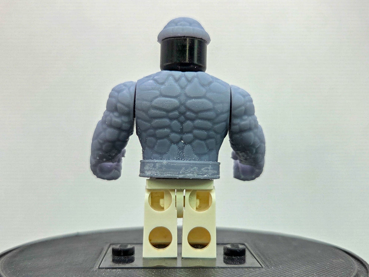 Custom 3D printed rock solid guy out of team of four