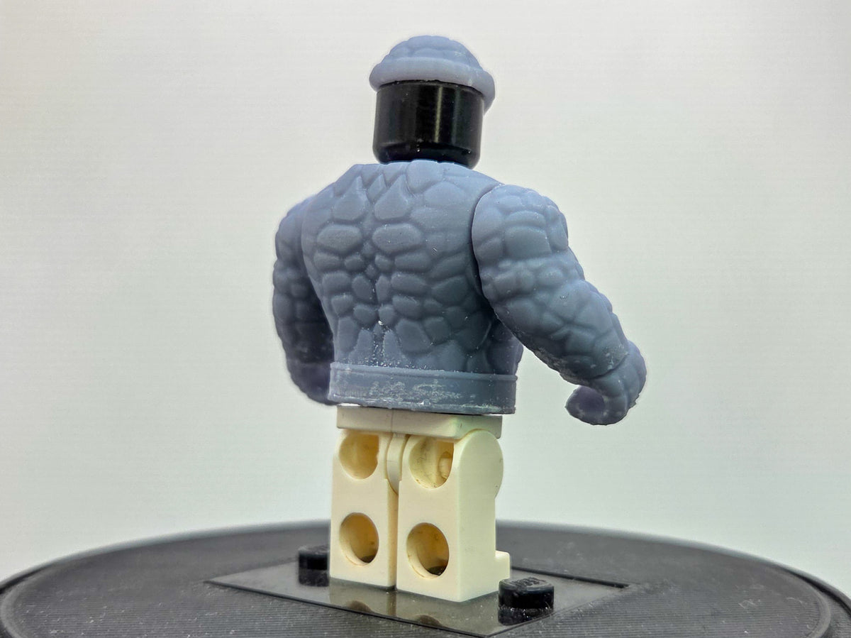 Custom 3D printed rock solid guy out of team of four