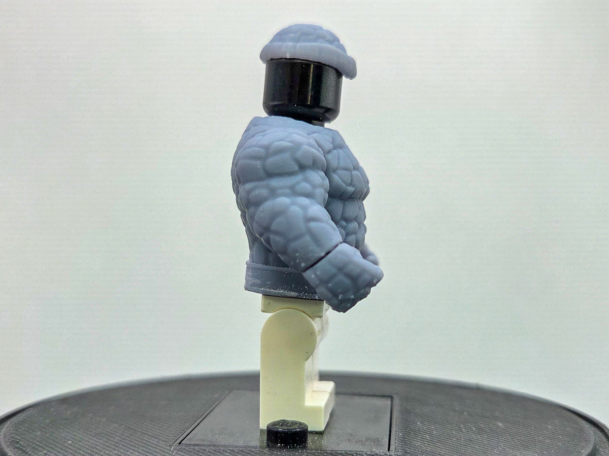 Custom 3D printed rock solid guy out of team of four
