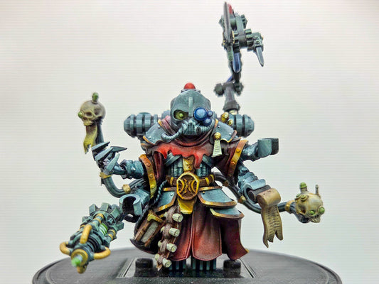 Custom 3D printed and painted mechanic of galactic marines!