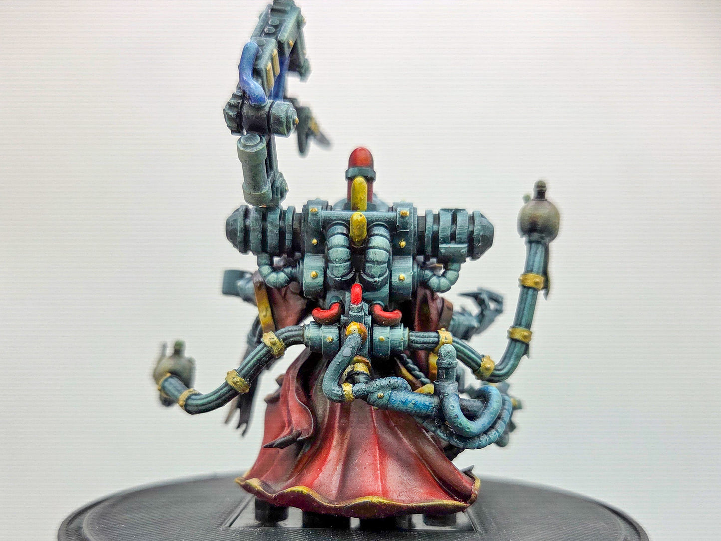 Custom 3D printed and painted mechanic of galactic marines!