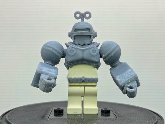 Custom 3D printed full robot pirate !