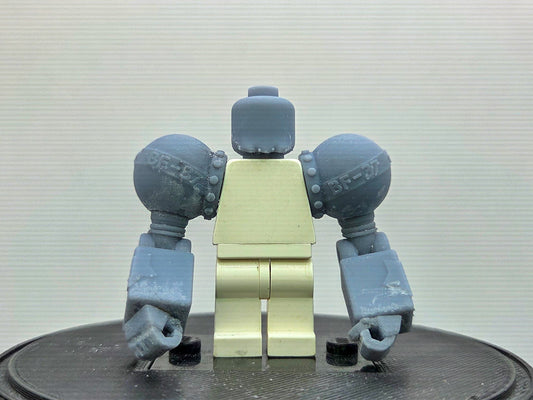 Custom 3D printed robot pirate