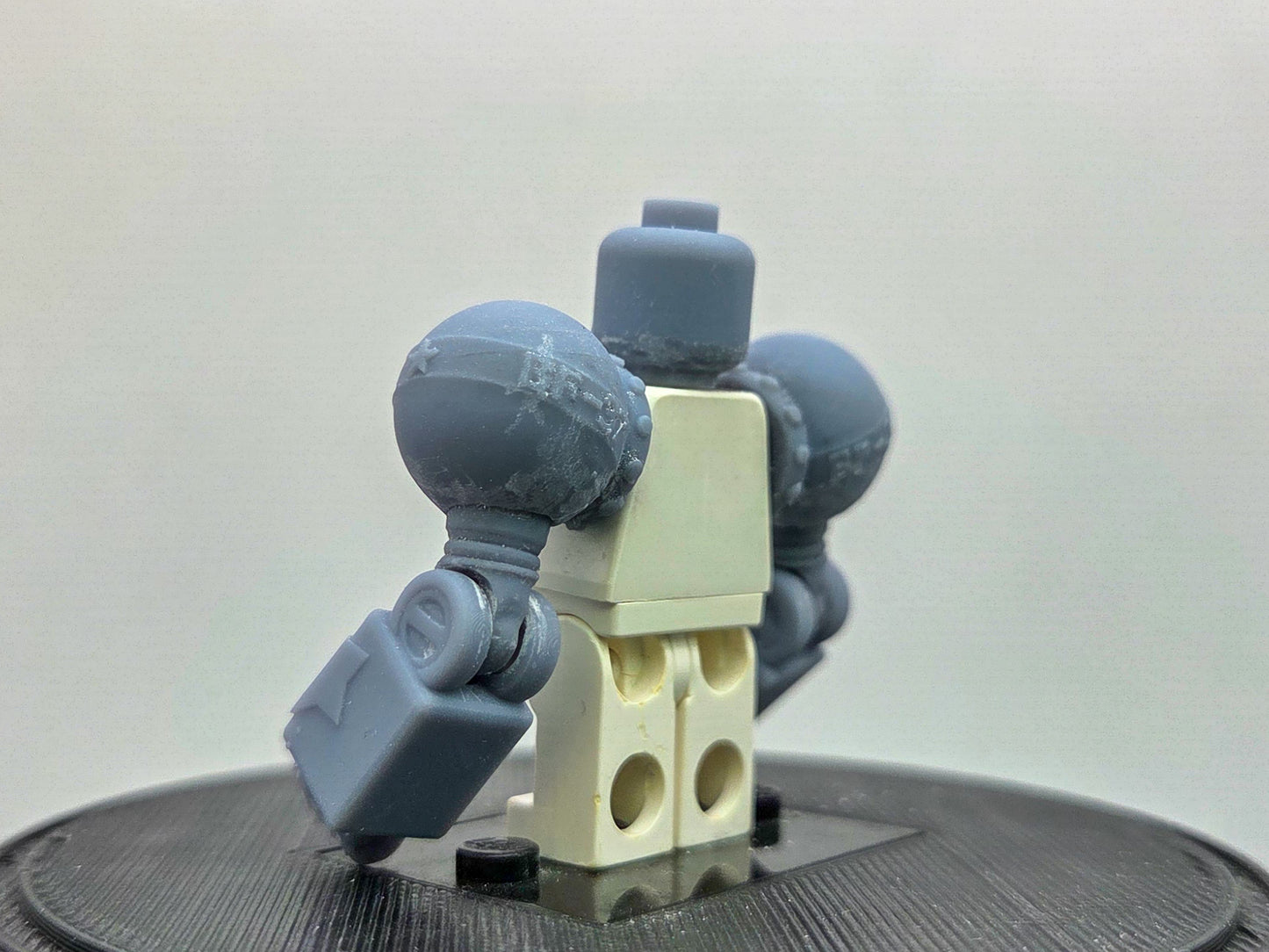 Custom 3D printed robot pirate